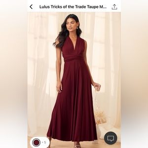Lulu’s - Bridesmaid Dress, Burgundy